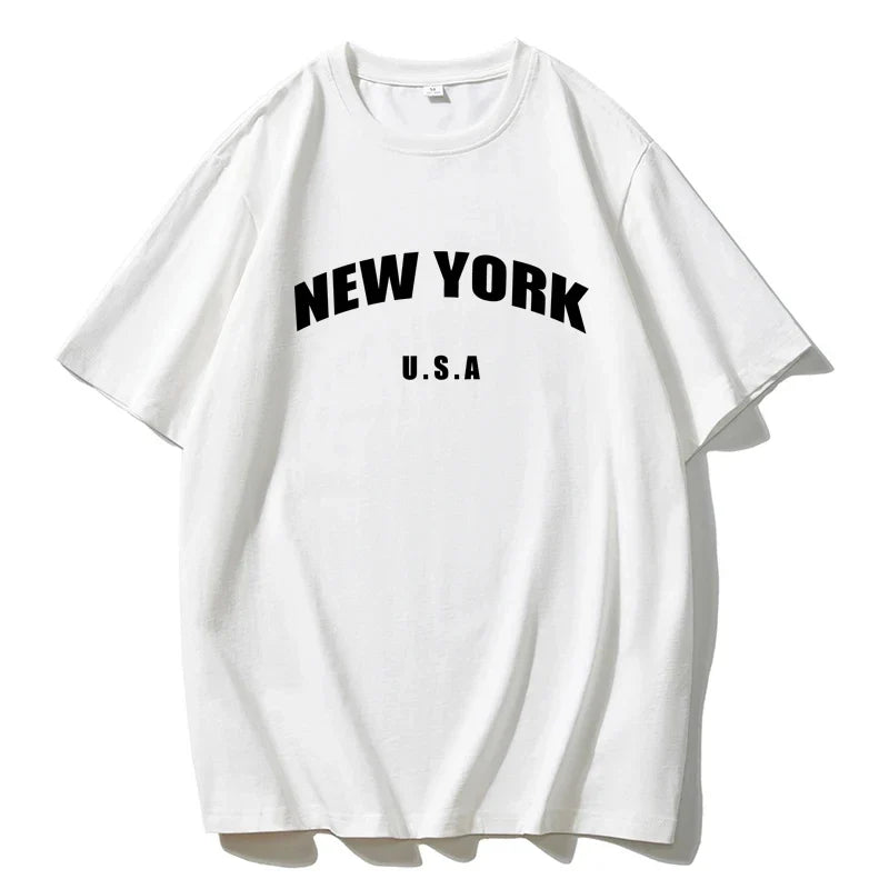 เสื้อยืดลายตัวอักษร Prosecco เนื้อผ้าคอตตอน ระบายอากาศดี เหมาะสำหรับฤดูร้อน