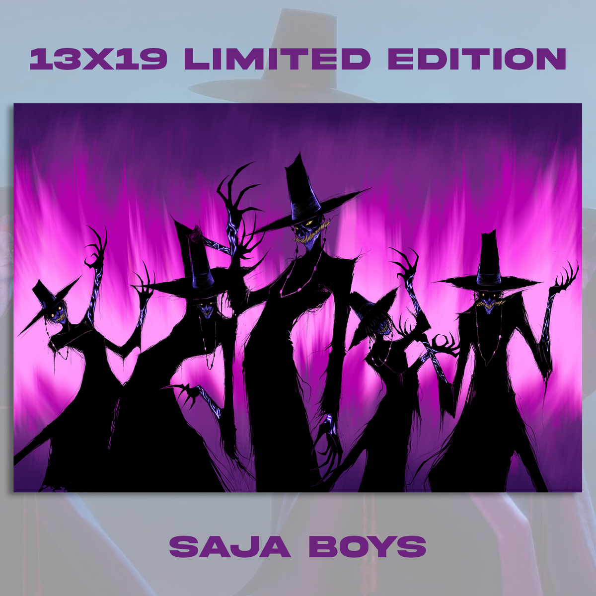 ภาพพิมพ์รุ่นจำกัด Saja Boys