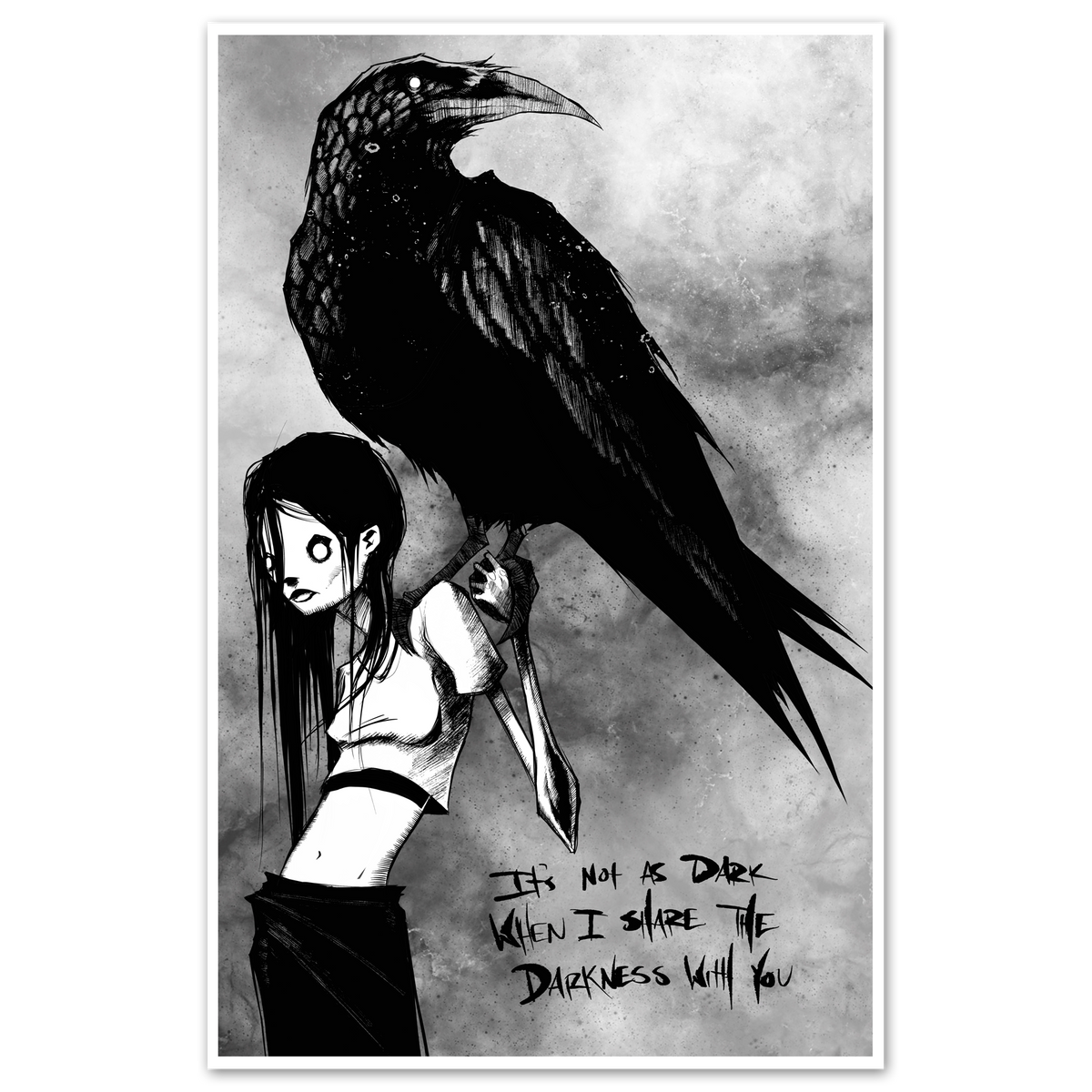 ภาพพิมพ์ Sharing Darkness