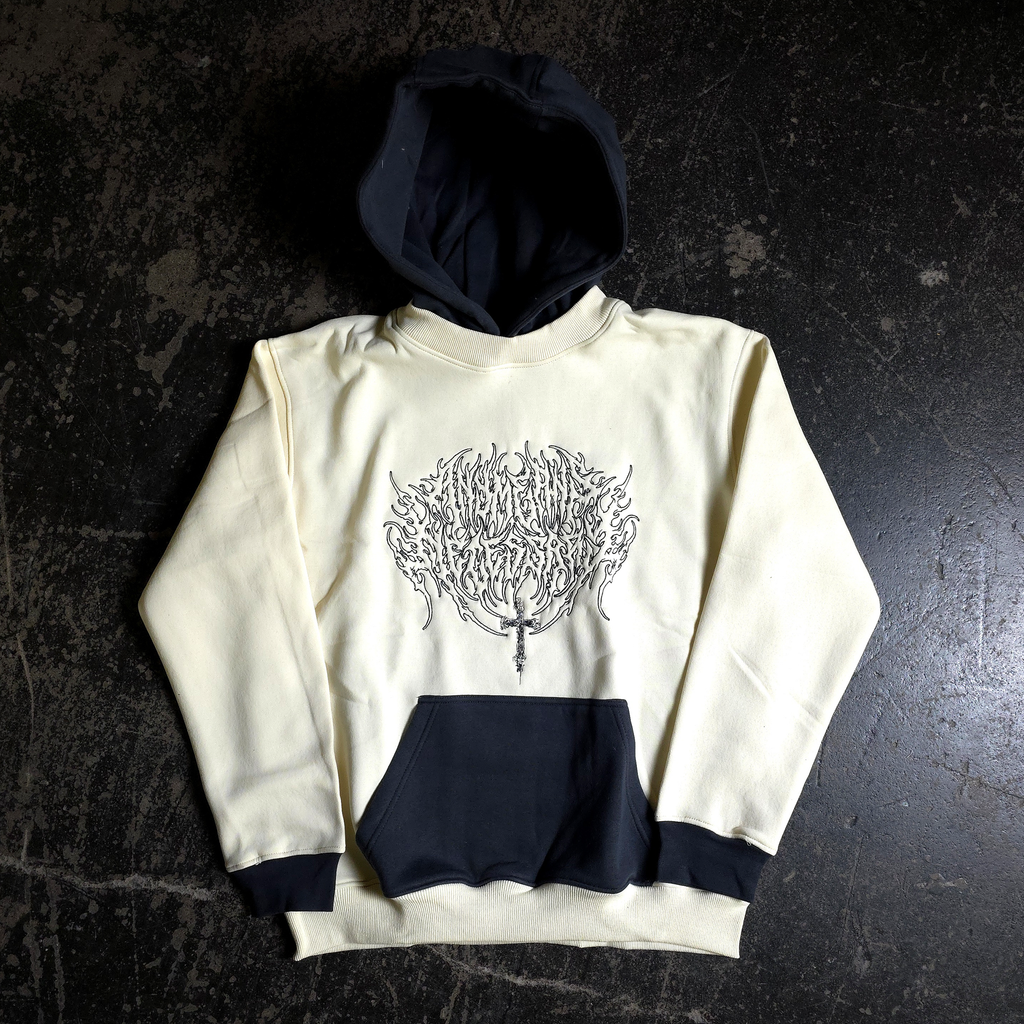 เสื้อฮู้ดแบบสวมลายสัญลักษณ์