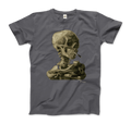 เสื้อยืดลายภาพวาด กะโหลกโครงกระดูกกับบุหรี่ที่กำลังไหม้ ปี 1886 ของแวน โก๊ะ